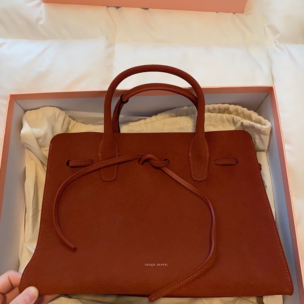 New Mansur Gavriel Suede Sun Bag